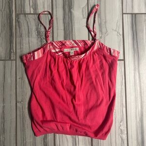 Tommy Hilfiger Pink Smocked Camisole